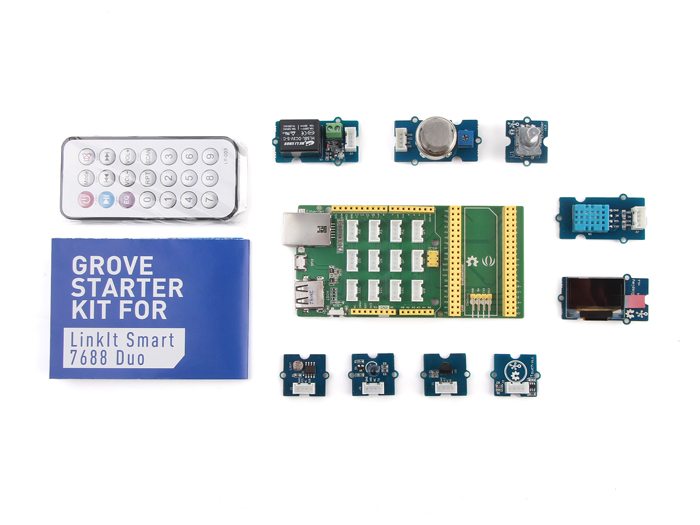 Grove Starter Kit for LinkIt 7688 Duo 感測器入門學習套件 Linkit 7688 Duo Grove 入門學習套件