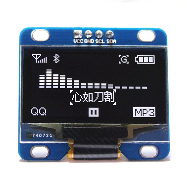 0.96寸 OLED 液晶顯示模組 白字黑底 I2C/IIC 通信 128*64