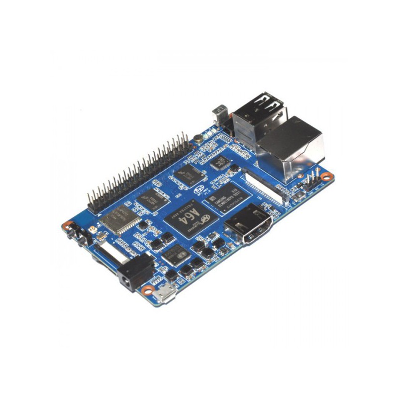 香蕉派 Banana Pi BPI-M64 強悍登場 A64 四核 2GB DDR 8GB EMMC 藍牙