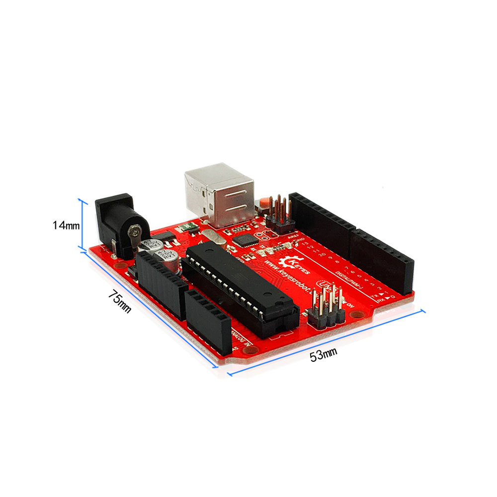 Arduino Uno Rev3 副廠開發板含傳輸線 CE / FCC/ RoHS 認證環保無毒 Uno R3 - 台灣智能感測科技