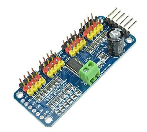 PCA9685 16路 12-bit PWM 控制板 16 路舵機驅動模組 機器人開發利器