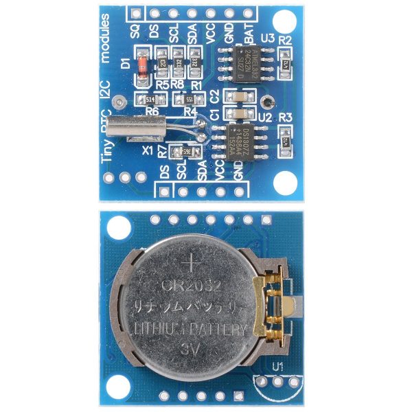 DS1307 微型時鐘模組 Tiny RTC I2C Module 24C32 寄存器 - 台灣智能感測科技