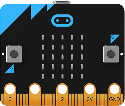 Micro:bit front of BBC micro:bit