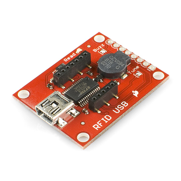 SparkFun RFID USB 串口讀卡器模組 可外掛各種頻率 RFID 解碼晶片 支援 Arduino 樹梅派