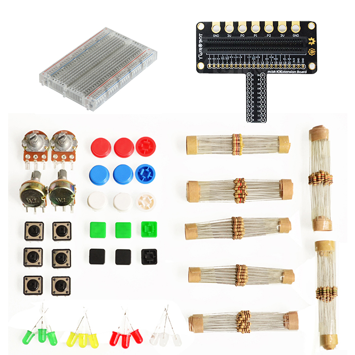 Microbit GPIO 擴展板套件組 方便您使用Micro:bit 轉接板麵包板Breakout