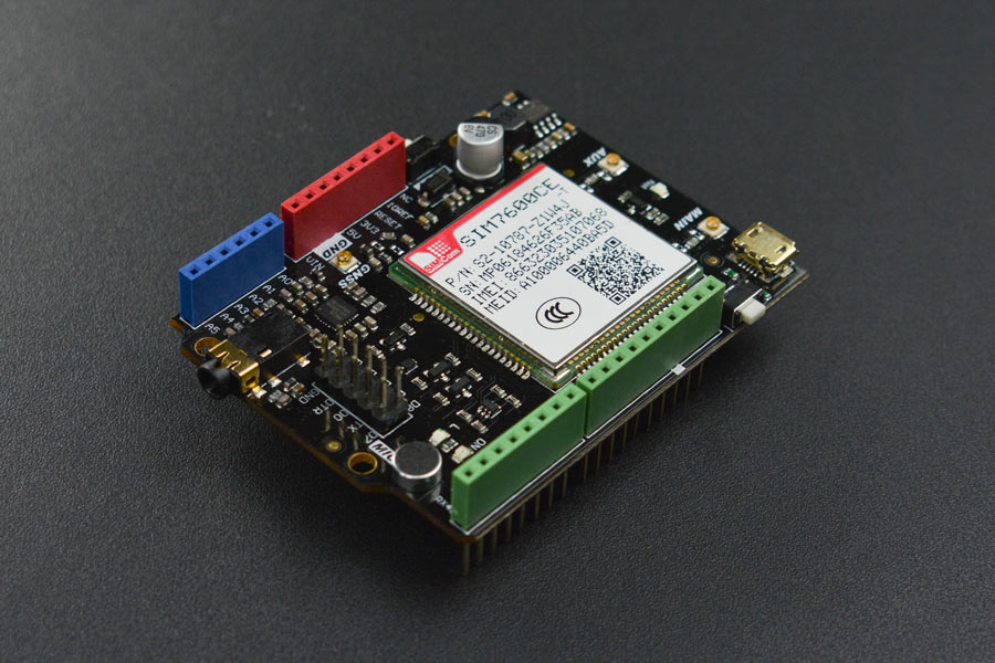 Arduino 4G Lite 擴展板 SIM7600CE-T 4G(LTE) Shield for Arduino 4G LTE 通訊模組