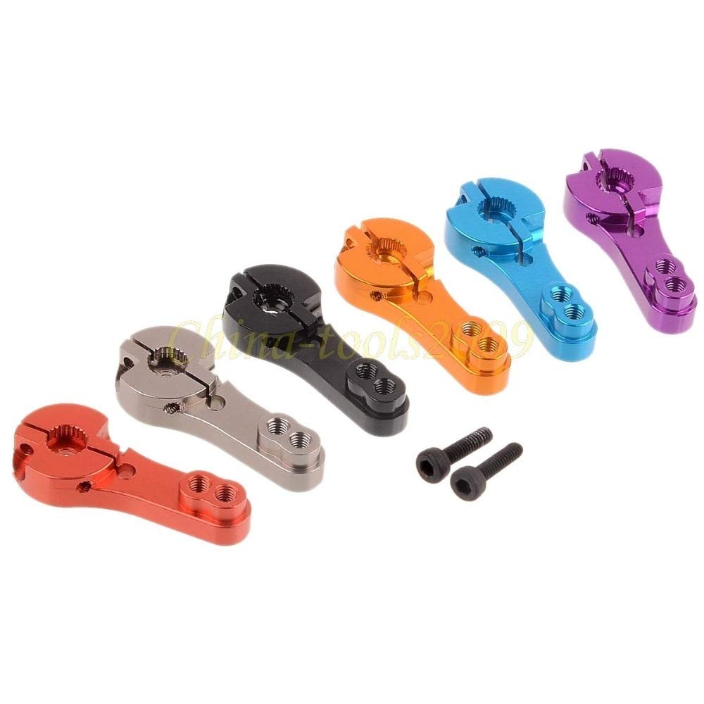 標準一字搖臂  舵機金屬擺臂 25T 金屬搖臂 雙孔帶鎖 25T 鋁合金 升級版