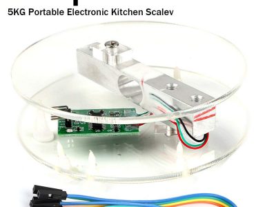 5KG 電子秤開發套件 HX711 + 5kg 壓力感測器套裝