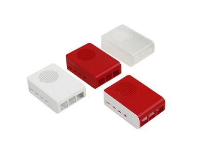 樹莓派4代 4B ABS 一體成形外殼 可加掛散熱風扇 ABS保護殼盒子非亞克力