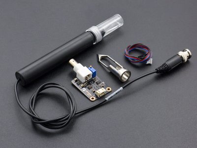 Arduino 錐形 pH計 PH 檢測模組 / 檢測土壤 食物等非液體類型 PH 值 類比訊號輸出