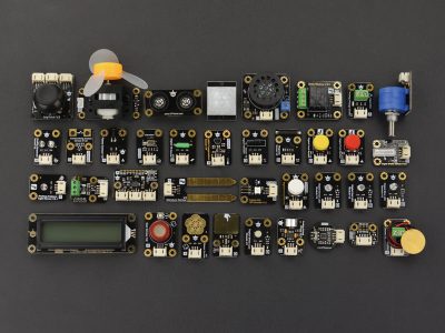 Arduino Gravity: 37件感測器學習套件組 支持 Arduino和樹莓派平台，還支持圖形化編程學習