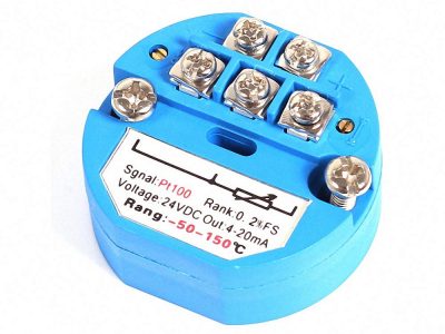 RTD PT100 熱電阻溫度感測器 溫度變送器一體化 -50-150°C 轉 4-20MA 輸出