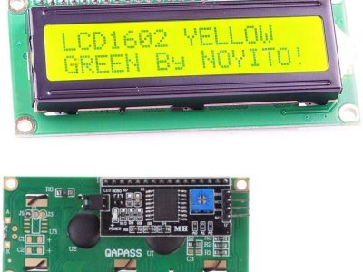 1602a IIC/I2C LCD 黃綠屏背光液晶顯示模組 黃綠屏 已焊接好 5V