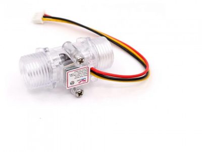 YF-201C 透明水流量傳感器 透明流量計 渦輪流量計 4分流量傳感器