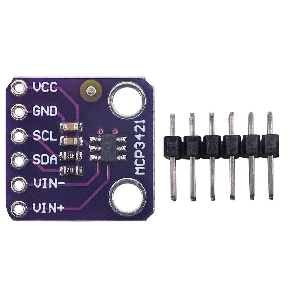 GY-MCP3421 18 bit 高精度 A/D 轉換模組 MCP3421A0T - 台灣智能感測科技