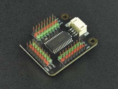 CH423 I2C 24 24位數字IO擴展模組 8個輸入/輸出 + 16個輸出腳位