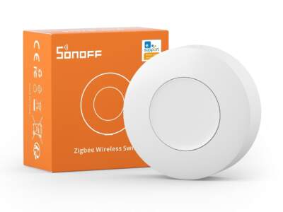 Sonoff SNZB-01P Zigbee 無線開關 支持創建居家智能場景