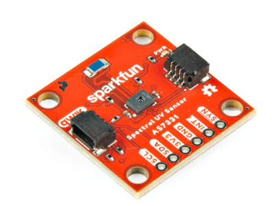 SparkFun 光譜 UV 感測器 - AS7331（Qwiic）測量紫外線（UV）光譜