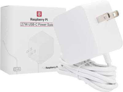 Raspberry Pi 27W USB-C Power Supply 樹莓派5代原廠電源供應器 TYPE-C 支援PD協議