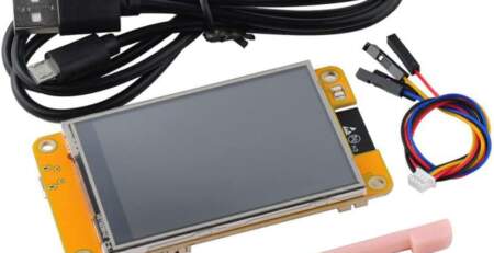 ESP32 WiFi 藍牙 2.8 吋 240*320 TFT 智慧顯示器套件 觸控螢幕 支援LVGL 含外殼
