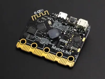 Matrix:bit 開發板兼容掌控板編程控制板 ESP-32 支持WIFI和藍牙板載 OLED 黑色
