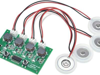 四噴頭 加濕器 USB 4噴頭模組 霧化片 4路超音波霧化片模組