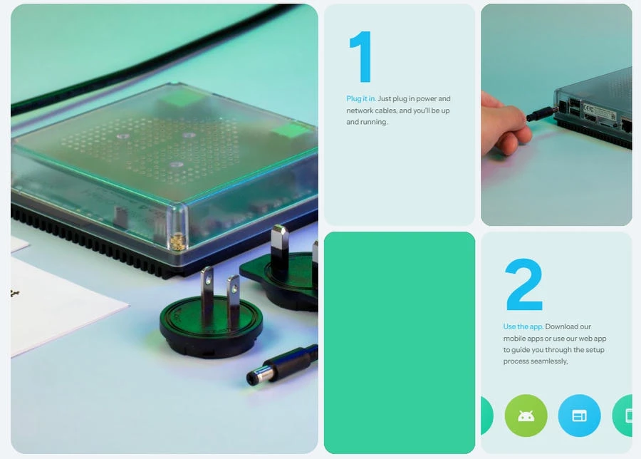 家庭助理綠色即插即用