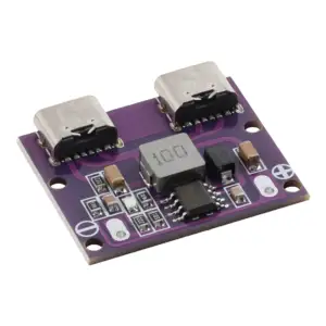 DC6V–36V → 5V 3A Step-Down USB-C 降壓模組(雙 USB-C 輸出 / 通用電壓 9–36V)