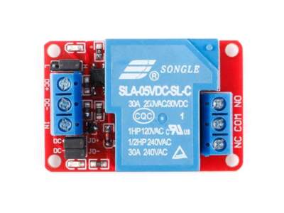 1路 5V 高功率光耦隔離繼電器 30A、250V / 高低電平驅動繼電器模組