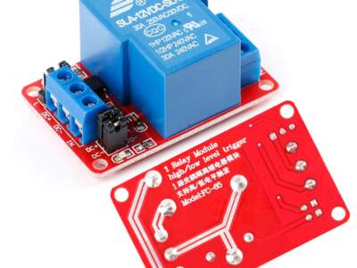 12V 30A 高電流 1 通道繼電器模組(光耦隔離 / 250V AC / 30A)