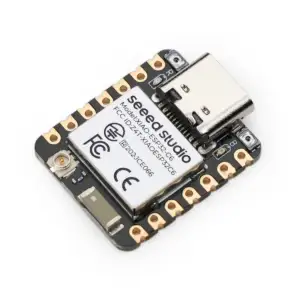 Seeed Studio XIAO ESP32C6 未焊接排針開發板正面斜視圖