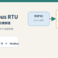 ESP32 Modbus RTU 實作指南，涵蓋 RS485 接線、寄存器位址、分層排錯與 TCP 閘道選擇