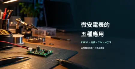 工程工作桌情境示意，非商品實拍