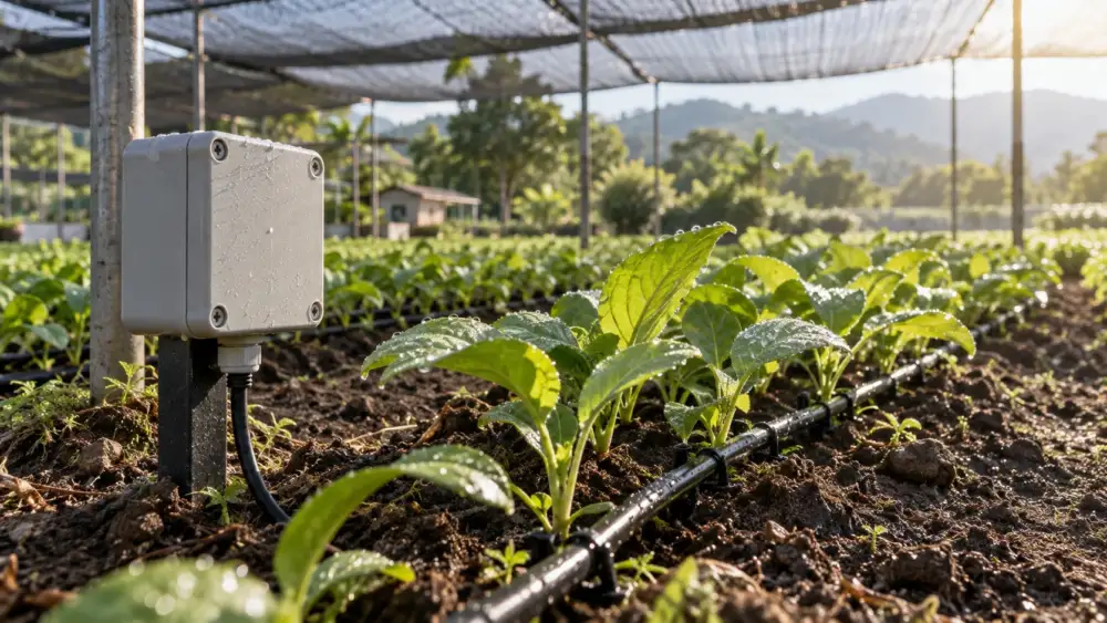 農地與苗圃的間歇取樣感測節點情境